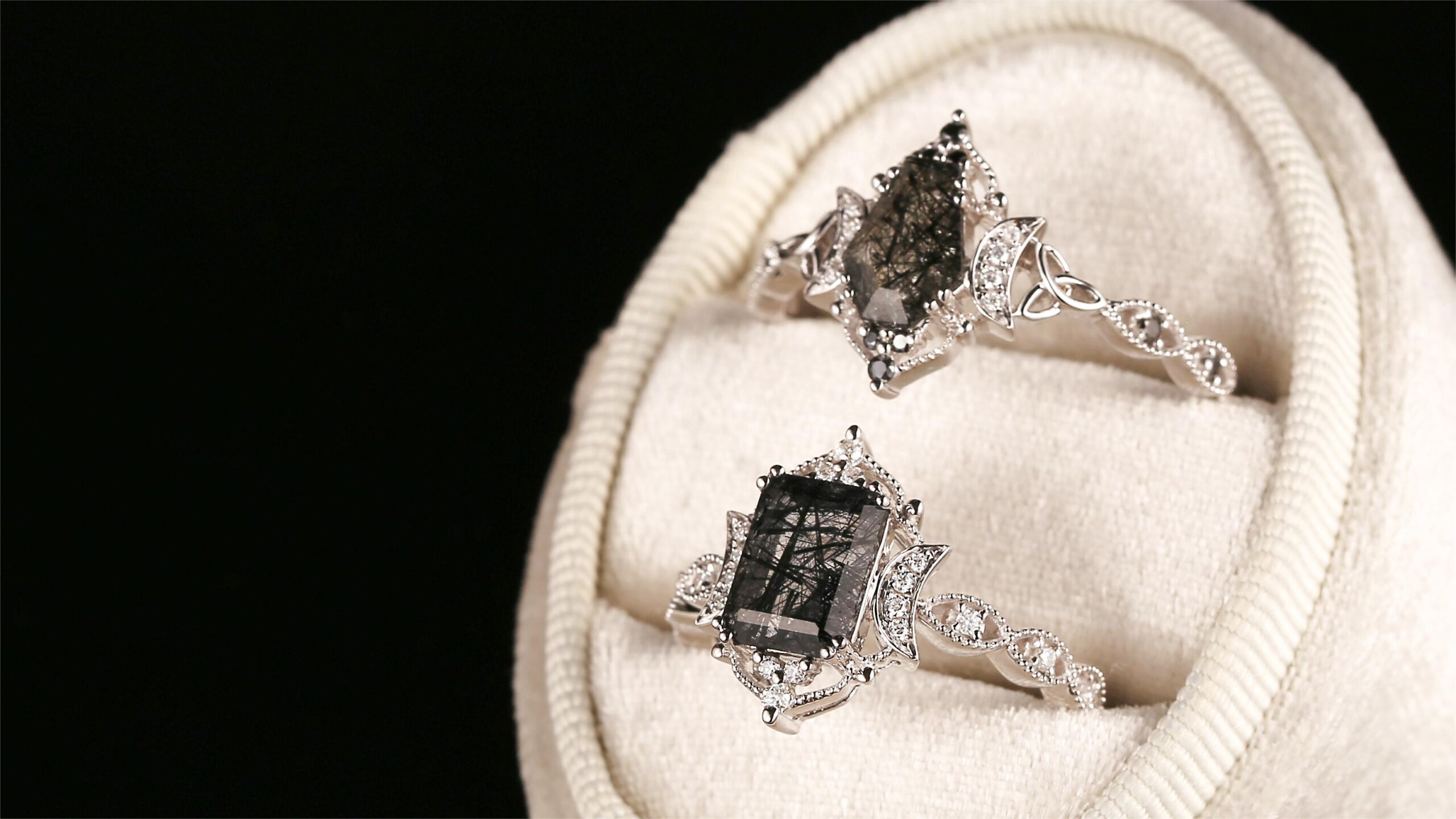 Exploring the Irreplaceable Beauty of Black Rutilated Quartz Rings